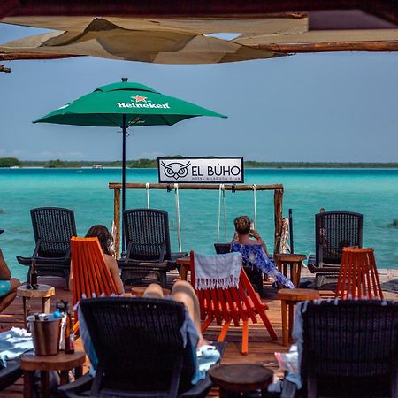 El Buho Lagoon Bacalar Ngoại thất bức ảnh