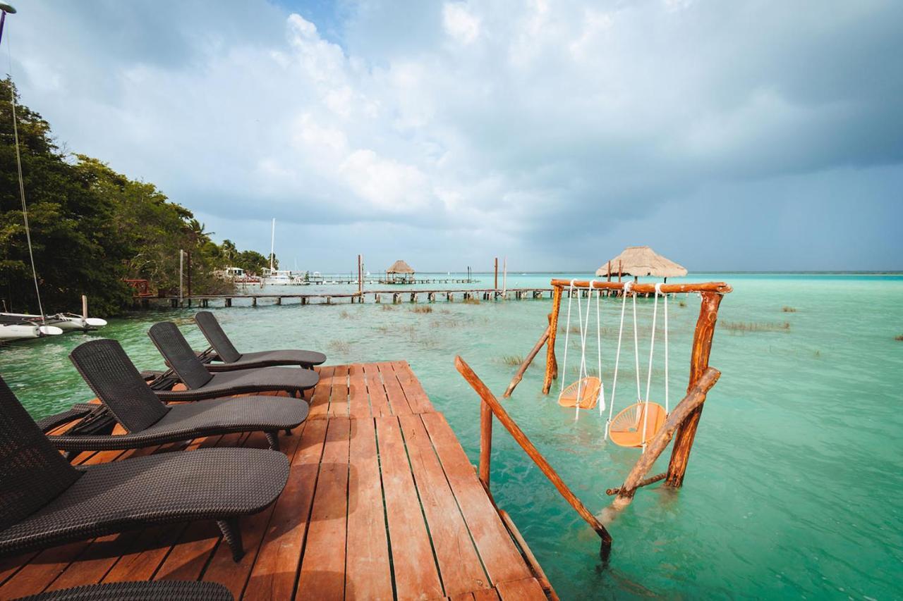 El Buho Lagoon Bacalar Ngoại thất bức ảnh