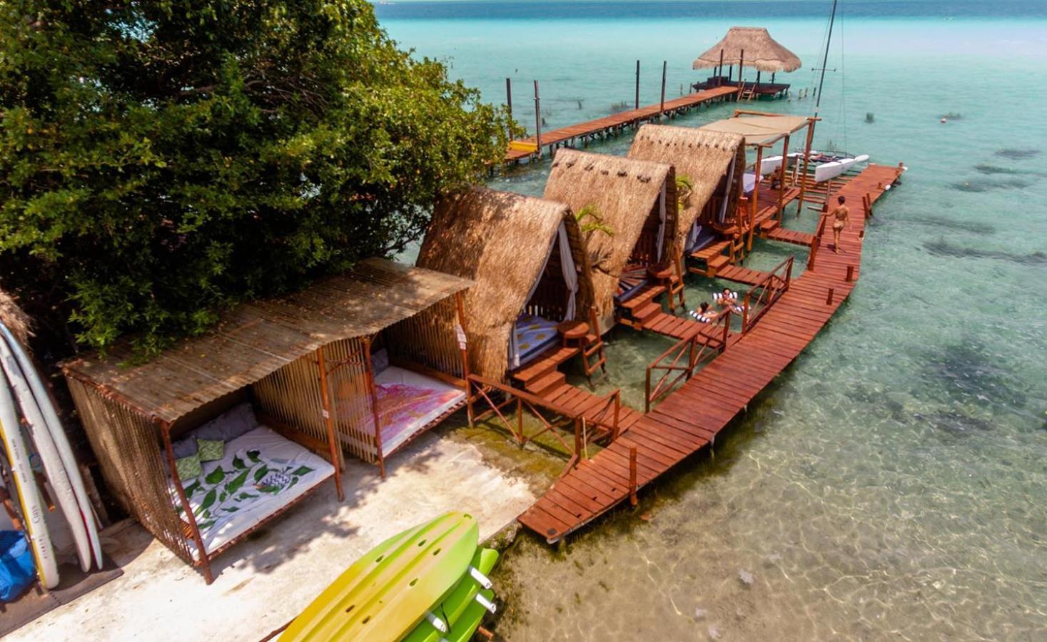El Buho Lagoon Bacalar Ngoại thất bức ảnh