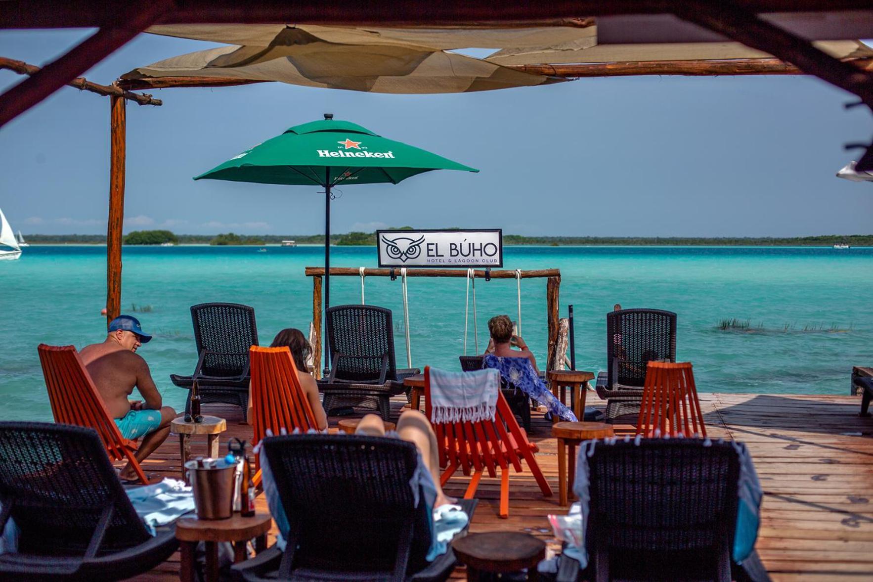 El Buho Lagoon Bacalar Ngoại thất bức ảnh