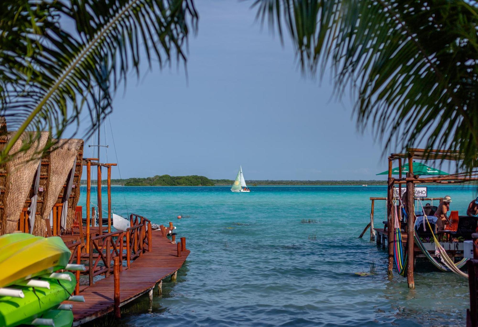 El Buho Lagoon Bacalar Ngoại thất bức ảnh